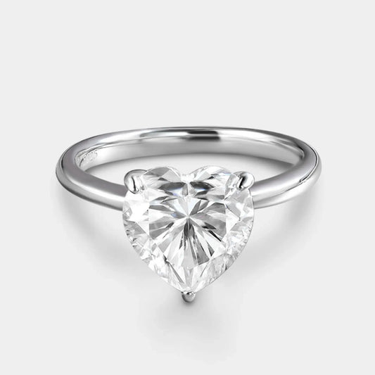 Maeve Heart Moissanite Rings