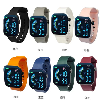 New LED Sports Watches Smart Watch for Men Women Digital Wristwatches Casual Silicone Montre Femme Relojs Para Mujer Чисы Женски