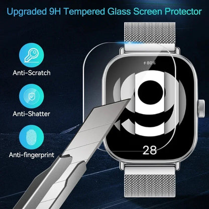 9H Premium Tempered Glass for Xiaomi Redmi Watch 4 Smart Watch Clear HD Screen Protector for Mi Redmi Watch 4 Protective Film