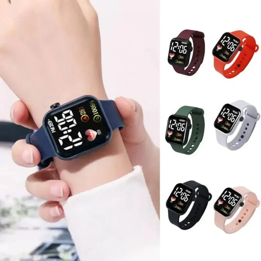 New LED Sports Watches Smart Watch for Men Women Digital Wristwatches Casual Silicone Montre Femme Relojs Para Mujer Чисы Женски